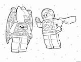 Coloring Pages Superman Lego Vs Batman Movie Printable Print sketch template
