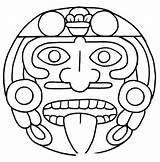 Mayas Maya Estela Aztecas Mandalas Prehispanicos Culturas Incas Prehispanicas Geroglifico Mascaras Máscaras Precolombino sketch template