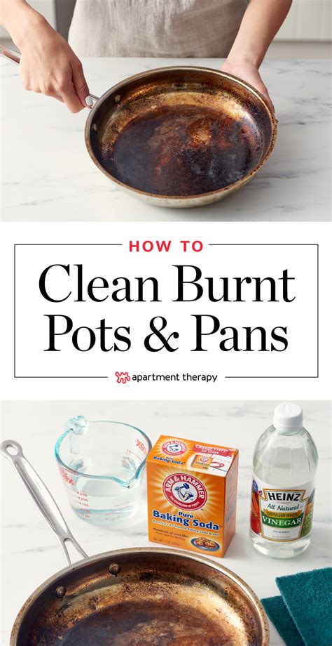 clean  burnt pot  scorched pan apartment therapy