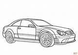 Mercedes Coloring Pages Benz Clk Class Drawing Mclaren Cars Convertible Color Main Getcolorings Template Skip Categories sketch template