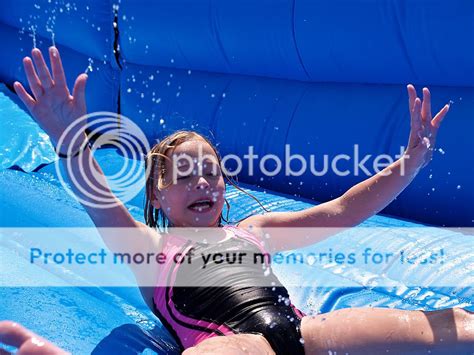 Girl In Swimsuit On Slide Picture By Proud Father Girls Photobucket