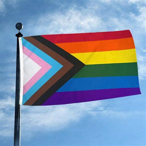 3x5ft gay pride rainbow flag banner progress pride flag home decor ebay