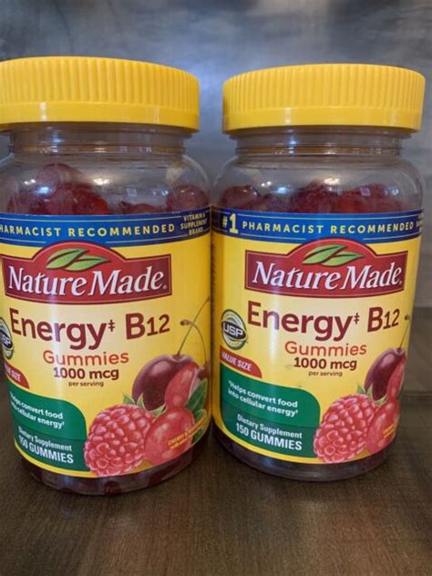 Nature Made Energy B12 1000 Mcg Gummies 150 Count For Sale Online Ebay