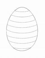 Easter Coloring Egg Striped Pages Printable Outline Template Kids Clipart Colouring Print Blank Clipartbest Designs Dotted Whatmommydoes sketch template