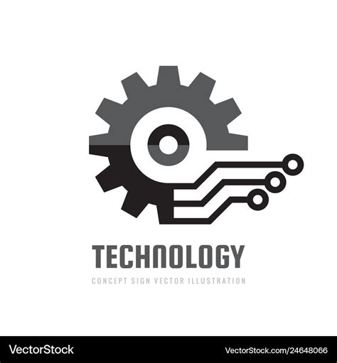 technology vector logo