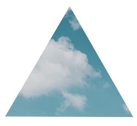 cloud clouds sky blue triangles sticker by picsart