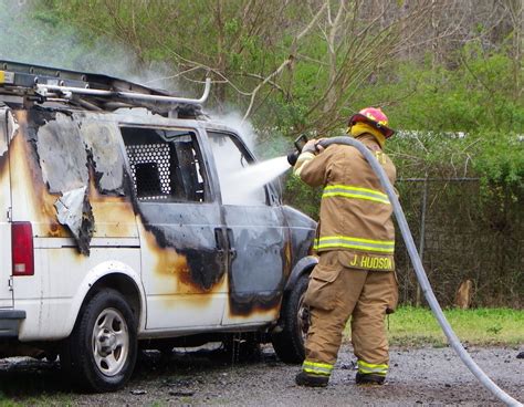 van fire considered suspicious by laurens police the