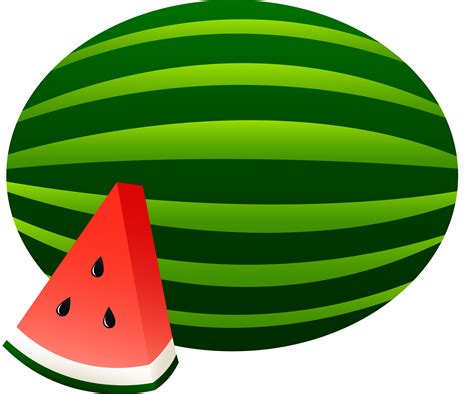 watermelon drawing clipart