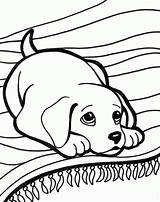 Coloring Dog Pages Cute Print Puppies Kids Puppy Dogs Colouring Printable Color Cartoon Ausmalbilder Puppys Coloriage Hunde Pintar Animals sketch template