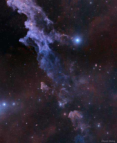 views  space    witch head nebula image credit