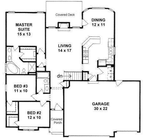 small  bedroom house plans  garage small  bedroom house floor plans google house plans