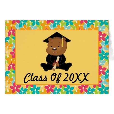 preschool  kindergarten personalized graduation card zazzle