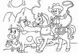 Colorear Caballos Fazenda Vacas Meninos Koeien Kleurplaat Desenho Proteger Mucche Disegno Hoeden Vaches Garder Cowboys Chachipedia Cows Paracolorear Herding Anagiovanna sketch template