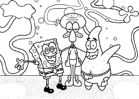 spongebob coloring pages  kids educative printable