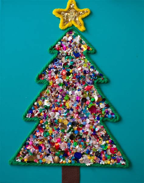 christmas tree crafts  kids preschoolplanet