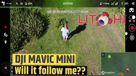 dji mavic mini gps follow  mode litchi beta test android youtube