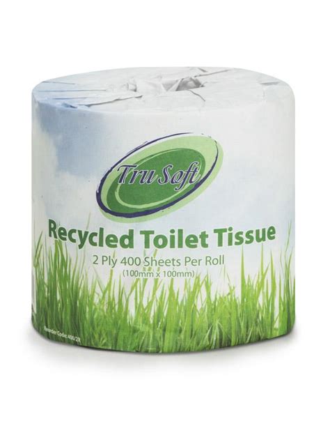 Trusoft Toilet Roll Recycled 2 Ply 400 Sheet 48 Rolls John S Hayes