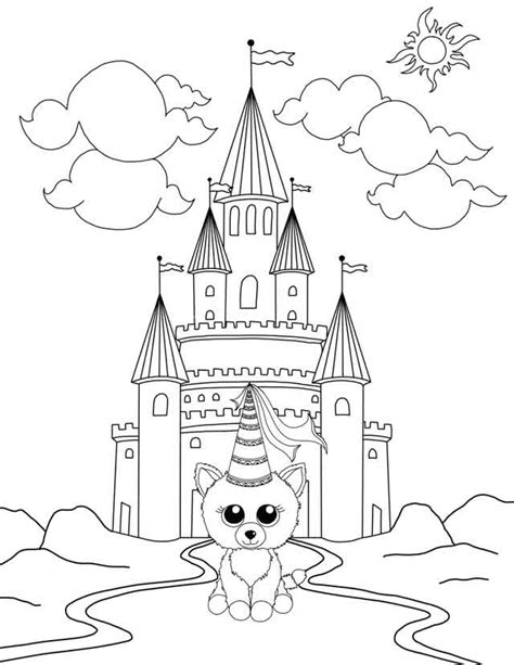 beanie boos coloring pages  coloring pages  kids