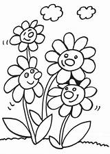 Vier Lachende Ausmalen Ausmalbild Malvorlage Blumenwiese Kostenlose sketch template