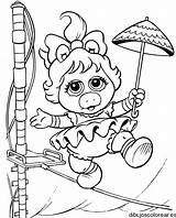 Muppet Coloring Pages Babies Muppets Miss Piggy Color Cartoons Gif Printable Colouring Popular Kermit Sheets Pigs Kids sketch template