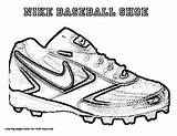 Coloring Pages Nike Shoes Cool Popular sketch template