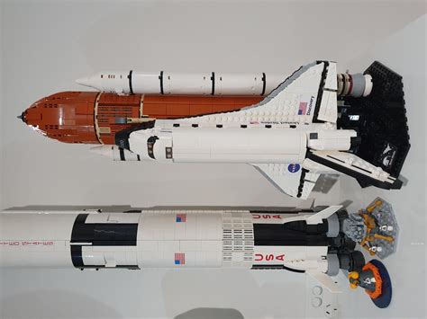 lego moc space shuttle  scale  kingsknight rebrickable