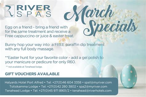 river spa  february  weekly mailer