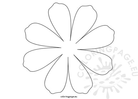 printable flower daisy  petal coloring page
