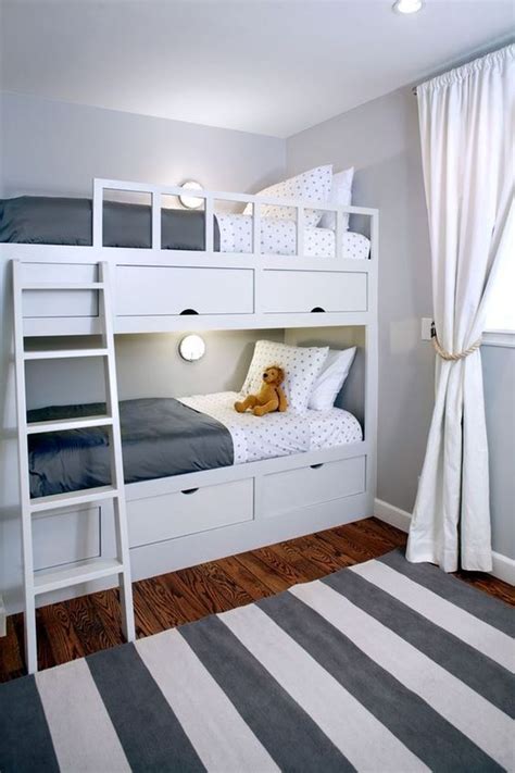 unique boys bunk bed room design ideas   asap space saving
