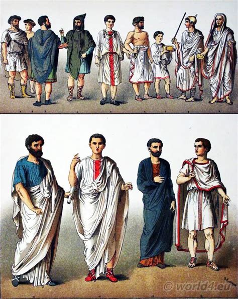 Roman Costumes Peasants High Priest Senator Costume History
