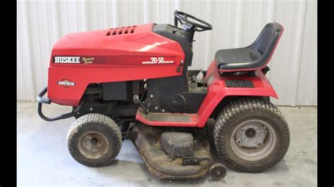 huskee premium series garden tractor   tays realty auction llc youtube