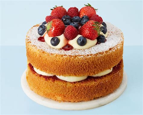 victoria sponge birthday cake to buy free personalisation delivery