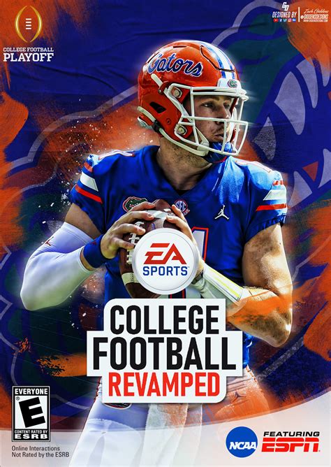 college football revamped cover art ncaa football   behance