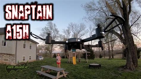snaptain ah drone review youtube