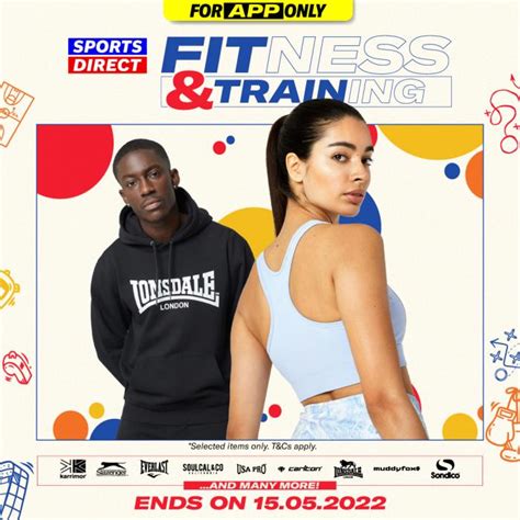 sports direct mobile app fitness training sale promotion valid