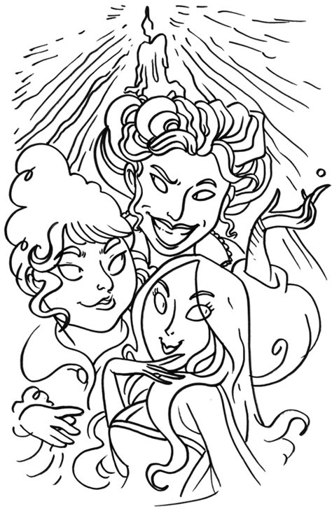 printable hocus pocus coloring pages