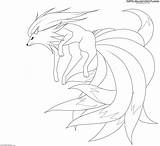 Coloring Ninetales Pages Lineart Pokemon Nine Tails Drawing Printable Deviantart Sheets Pretty Moxie2d Kids Print Cool Color Drawings Getcolorings Fan sketch template