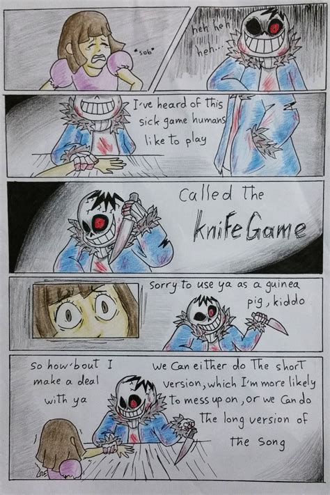 Knife Game~ Part 3 Undertale Comic Undertale Fanart