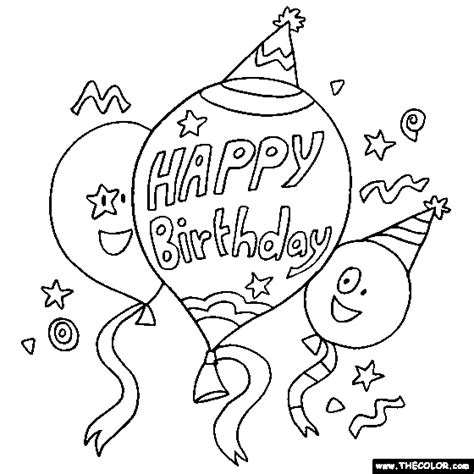 happy birthday coloring pages  mom fcp