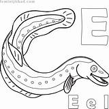 Eel Coloring Electric Pages Printable Kids Getcolorings Getdrawings Print sketch template