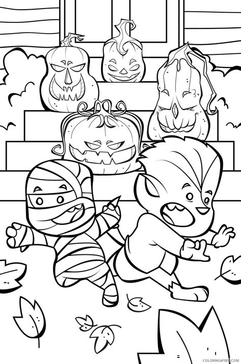 happy halloween coloring pages  kids coloringfree