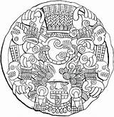 Aztec Coloring Pages Mayan Calendar Print Tribal Drawing Pattern Color Designs Getcolorings Printable Getdrawings Colorings Template Sheets Sketch Swastika Symbol sketch template