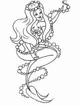 Meerjungfrau Ausmalbilder sketch template