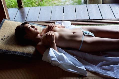 ex akb48 satomi kaneko shows her shaved pussy in latest gravure release tokyo kinky sex