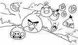 Coloring Pages Angry Bird Pdf Space Birds Color Print Printable sketch template
