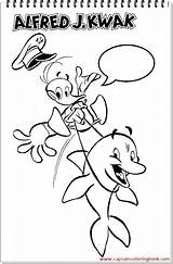 Coloring Alfred Jodocus Kwak Pages sketch template
