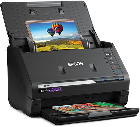 epson fastfoto ff  wireless high speed photo  document scanner bb ink station