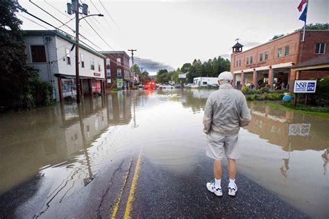 irene brings vermont worst flooding   century governor  video