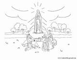 Fatima Clipart Apparitions Jacinta Vierge Sainte Télécharger sketch template