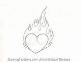 Flames Sketched Imgarcade sketch template